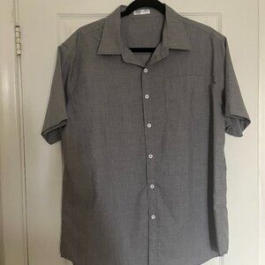Classic Men's Coofandy Light Grey Button Down Shirt